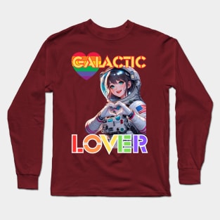 Kawaii, Anime Girl, Galactic Lover | Catsie Cat Long Sleeve T-Shirt